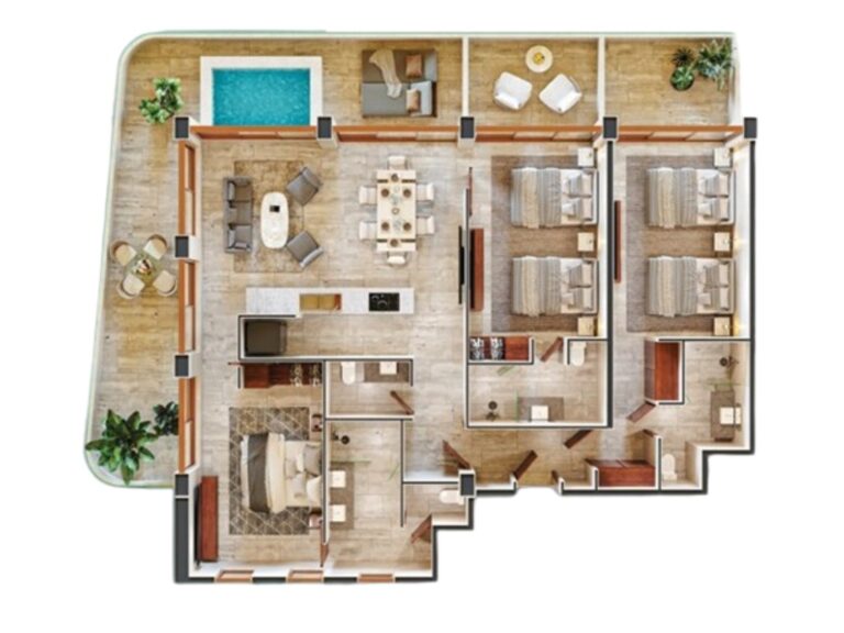 3 HABITACIONES PLUS